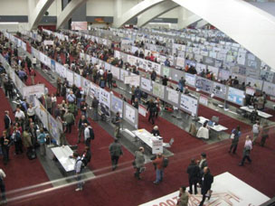 Figure 4: Poster session at American Geophysical Union meeting in 2007.