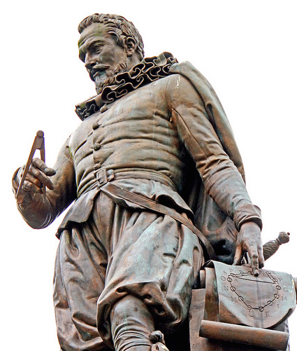 Simon Stevin statue