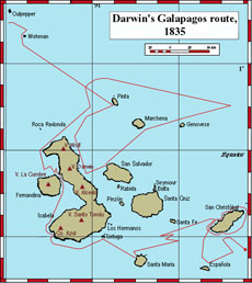 Galapagos map
