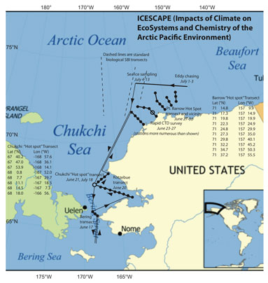 ICESCAPE Map