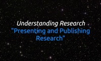 Presenting and Publishing Research