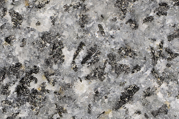 Figure 4c: Hornblende is the dark mineral in this rock.
