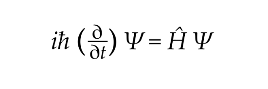 Equation 1: The Schrödinger equation.