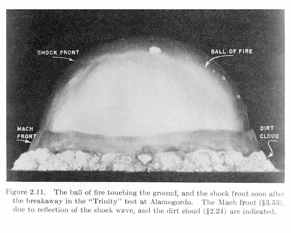Figure 3: The Trinity Test explosion in 1945.
