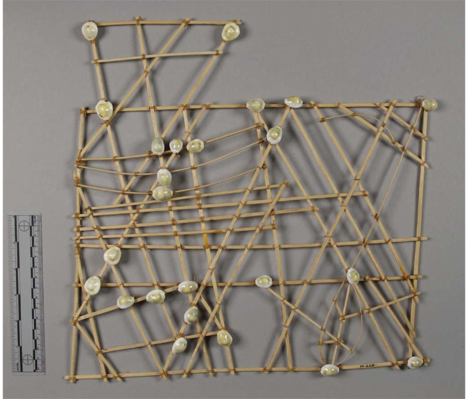 Figure 3: Stick navigation chart from the Marshall Islands, held in the Smithsonian Institute Anthropology collection