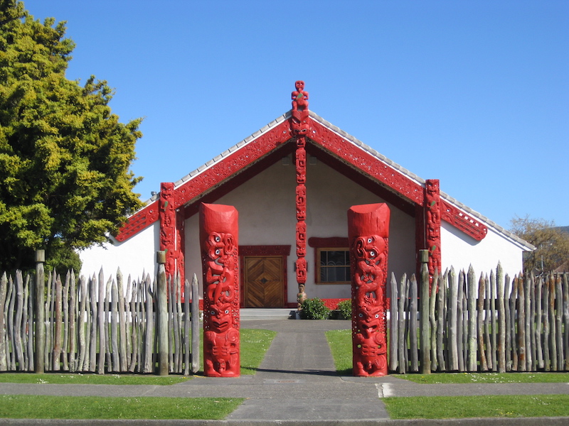 Figure 12: A Māori marae, or community gathering place.