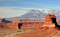 Figure 2: A picture of the Henry Mountains in Utah.