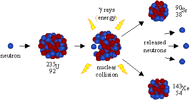 The Fission Reaction of Uranium-235
